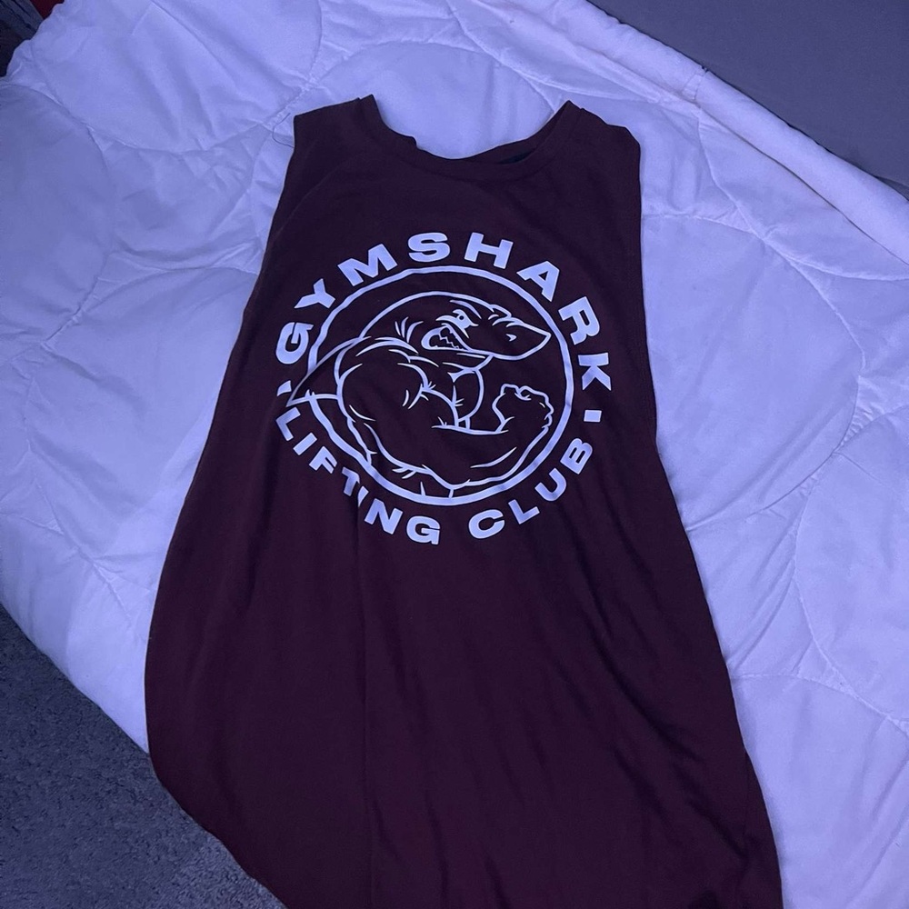 Gymshark Maroon Sleeveless Top